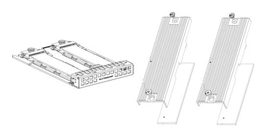 DELL 490-BLDC interface cards/adapter Internal M.2
