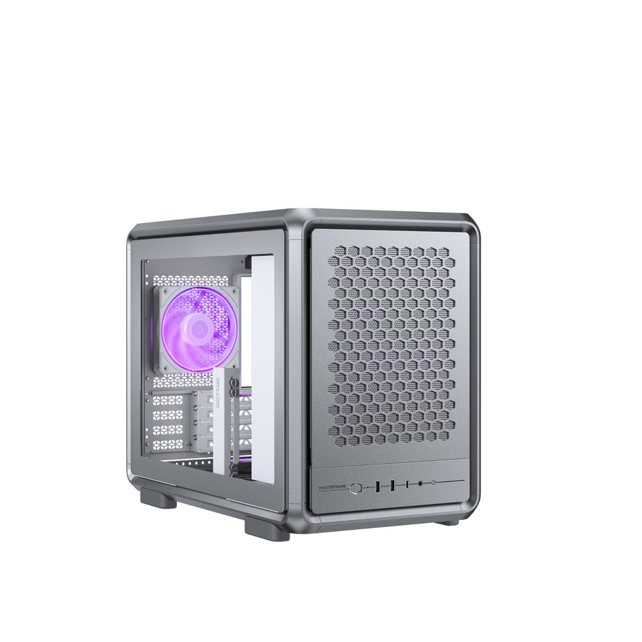Cooler Master MasterFrame 400 Mesh Midi Tower Silver, Transparent
