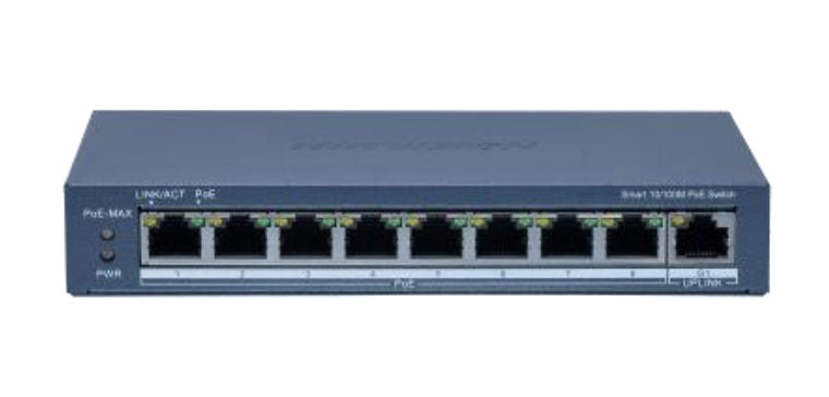 Hikvision DS-3E1309P-EI(B) network switch Managed Fast Ethernet (10/100) Power over Ethernet (PoE)