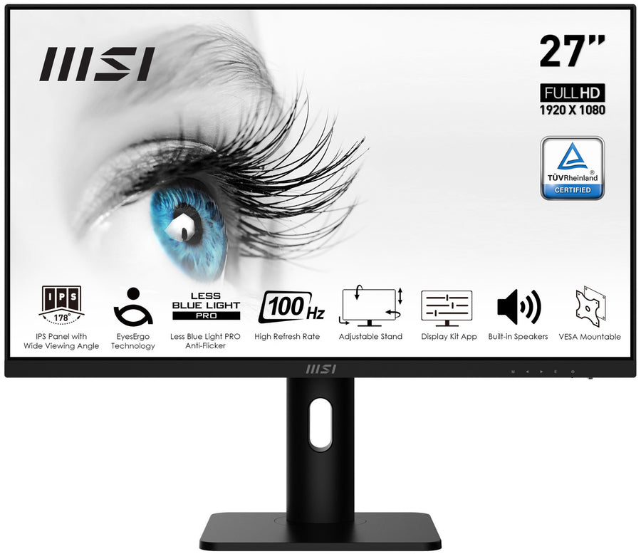 MSI Pro MP273AP computer monitor 68.6 cm (27") 1920 x 1080 pixels Full HD Black