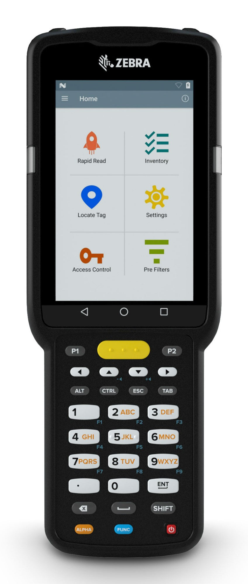 Zebra MC3390xR handheld mobile computer 10.2 cm (4") 800 x 480 pixels Touchscreen 769 g Black