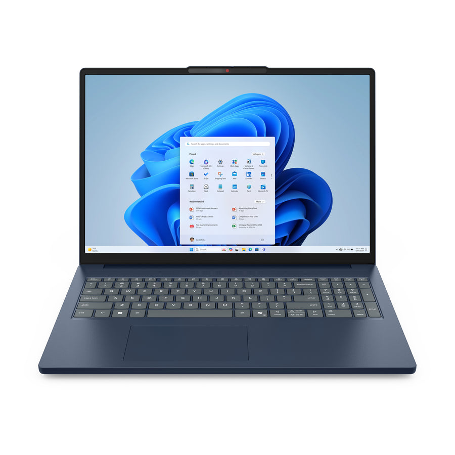 Lenovo IdeaPad Slim 3 16IRH10 Intel® Core™ i5 i5-13420H Laptop 40.6 cm (16") WUXGA 16 GB DDR5-SDRAM 1 TB SSD Wi-Fi 7 (802.11be) German Blue