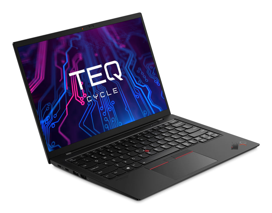 Teqcycle Lenovo ThinkPad X1 Carbon G9 Intel� CoreT i7 i7-1185G7 Laptop 35.6 cm (14") 16 GB LPDDR4x-SDRAM 1 TB SSD Wi-Fi 6 (802.11ax) Windows 11 Pro Black Spanish