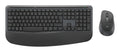 Logitech Signature Comfort Plus Combo MK880 for Business keyboard Mouse included Universal USB + Bluetooth QWERTZ German Graphite