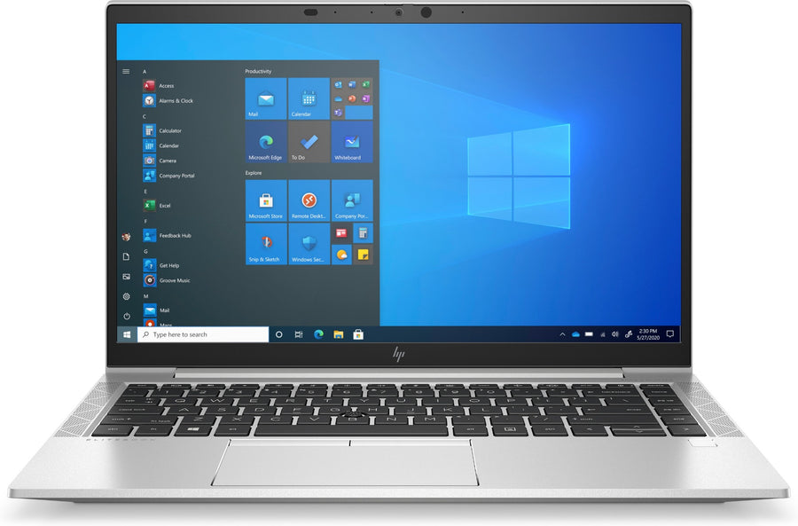HP EliteBook 840 G8 Intel� CoreT i7 i7-1165G7 Laptop 35.6 cm (14") Full HD 8 GB DDR4-SDRAM 256 GB SSD Wi-Fi 6 (802.11ax) Windows 10 Pro Silver