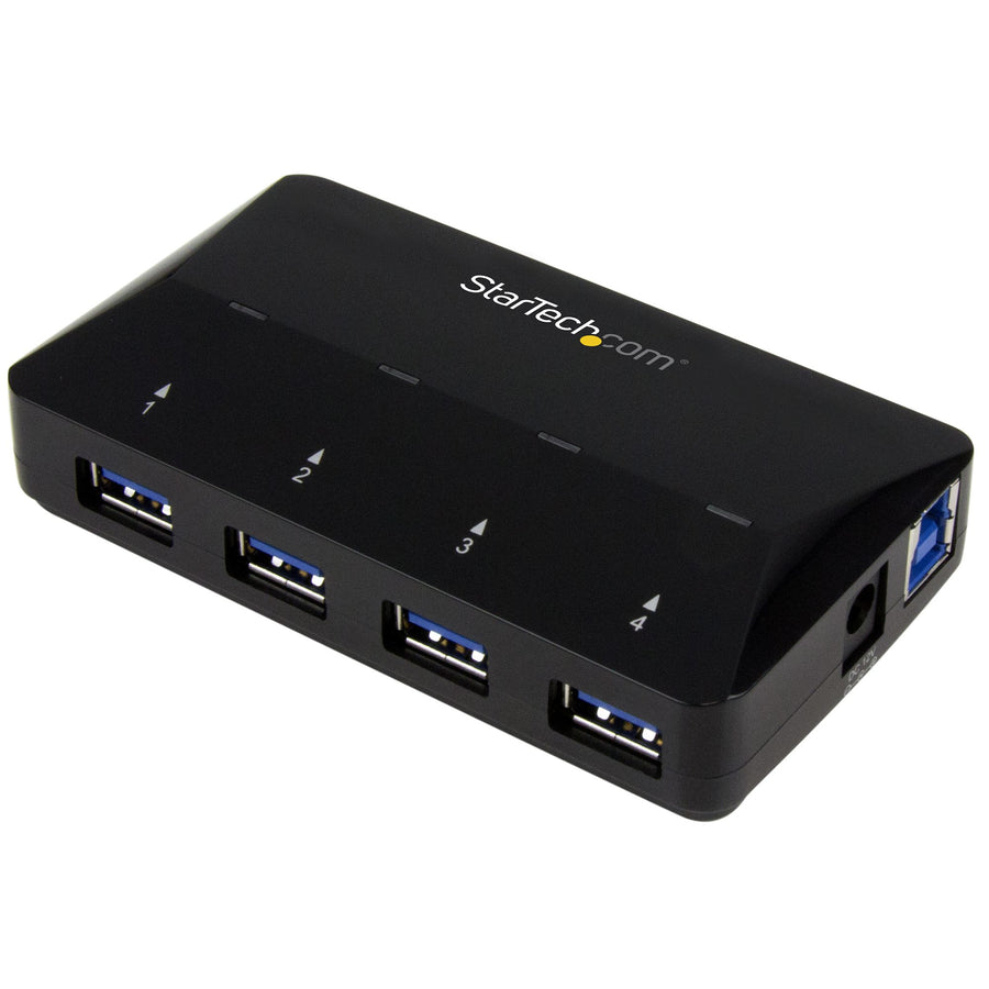 StarTech.com 4-Port USB 3.0 Hub (5Gbps) plus Dedicated Charging Port - 1 x 2.4A Port