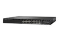 Cisco Catalyst 3650-24PS-S Network Switch, 24 Gigabit Ethernet (GbE) PoE+ Ports, four 1 G Uplinks, 640WAC Power Supply, 1 RU, IP Base Feature Set, Enhanced Limited Lifetime Warranty (WS-C3650-24PS-S)