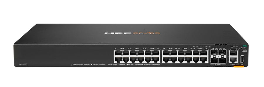 HPE Aruba Networking CX 6200F 24G 4SFP+ Switch
