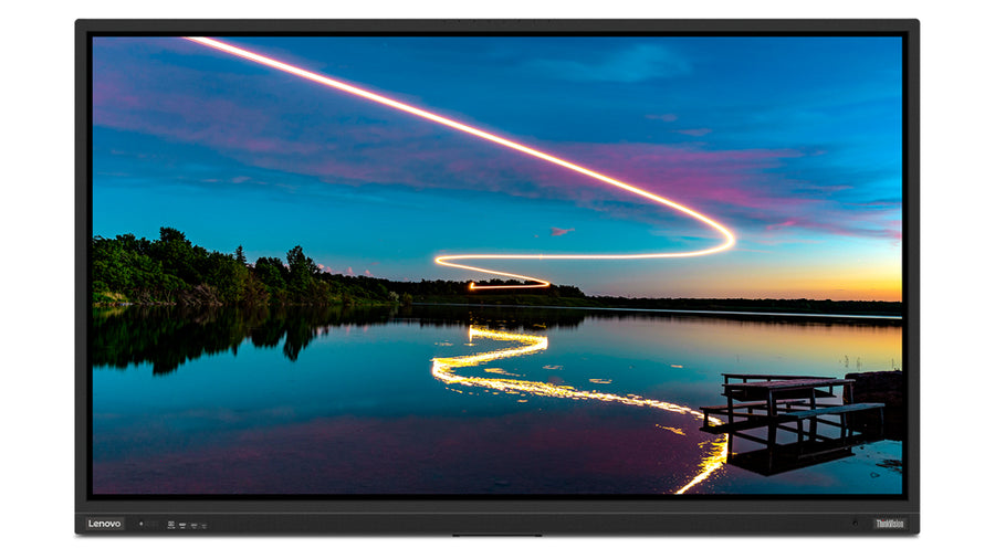 Lenovo ThinkVision T86 LED display 2.18 m (86") 3840 x 2160 pixels 4K Ultra HD Touchscreen Black
