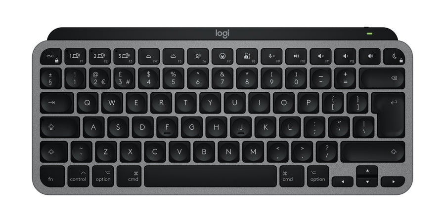 Logitech MX Keys Mini For Mac keyboard Home/Office Bluetooth QWERTY UK English Black, Grey