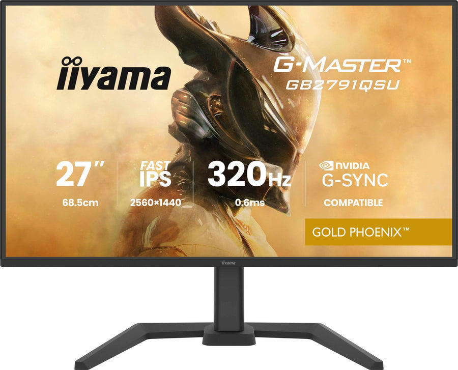iiyama G-MASTER GB2791QSU-B1 computer monitor 68.6 cm (27") 2560 x 1440 pixels Wide Quad HD LCD Black