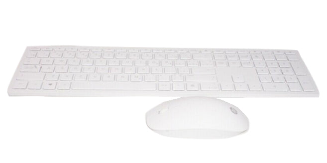 HP 928512-251 keyboard Mouse included Office RF Wireless Russian White
