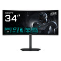 GIGABYTE GS34WQCA 34" WQHD Curved Gaming Monitor - 3440 x 1440, 1500R, 120Hz, 1ms, 300 cd/m�, FreeSync Premium, HDR Ready, HDMI 2.0, Displayport 1.4