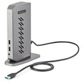 StarTech.com USB-C USB-A Dock - Hybrid Universal USB 3.0 Docking Station for USB-C or USB-A Laptop - Dual Monitor 4K 60Hz HDMI/DisplayPort - 6x USB-A, GbE - USB 5Gbps - Windows/Mac