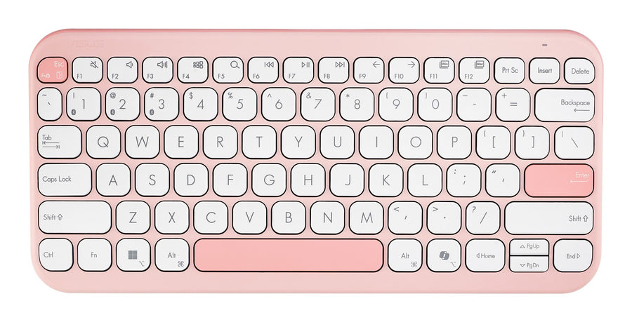 ASUS Marshmallow KW100 keyboard Home Bluetooth QWERTZ German Pink