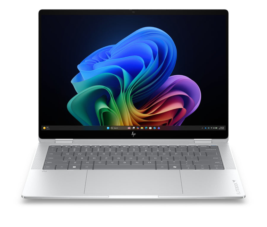 HP E37P0EA laptop Copilot+ PC Hybrid (2-in-1) 35.6 cm (14") Touchscreen WUXGA 32 GB LPDDR5x-SDRAM 512 GB SSD Wi-Fi 7 (802.11be) Windows 11 Pro Silver