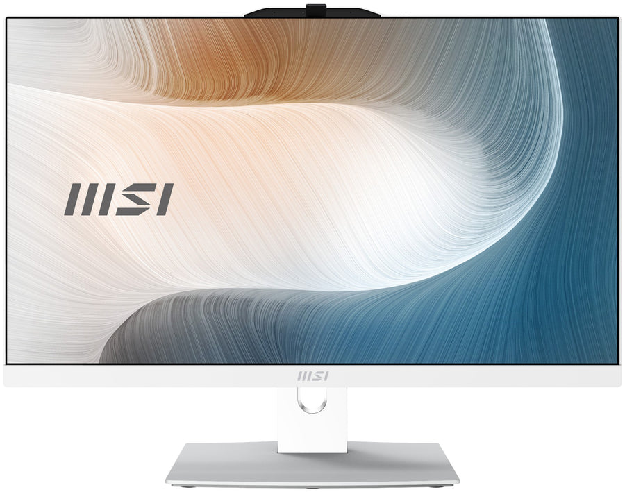 MSI Modern AM242P 1M-1224EU All-in-One PC/workstation Intel Core 5 120U 60.5 cm (23.8") 1920 x 1080 pixels 8 GB DDR5-SDRAM 512 GB SSD Windows 11 Pro Wi-Fi 6E (802.11ax) White