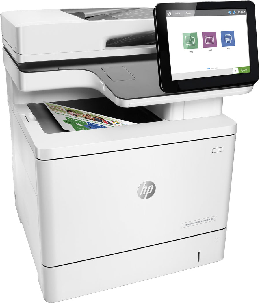 HP Color LaserJet Enterprise LaserJet Enterprise M578dn Multifunction Color Printer, Ethernet Only; Copier, Scanner