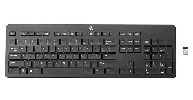 HP Link-5 keyboard Office RF Wireless Czech Black