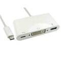 Cables Direct USB3C-DVIUSB-WPD USB 3.2 Gen 1 (3.1 Gen 1) Type-C White