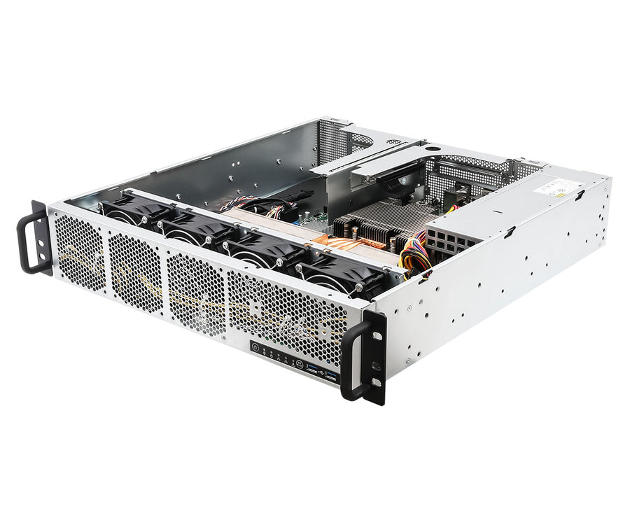 Asrock 2U1G-B650/EVAC server barebone AMD B650E Socket AM5 Rack (2U)
