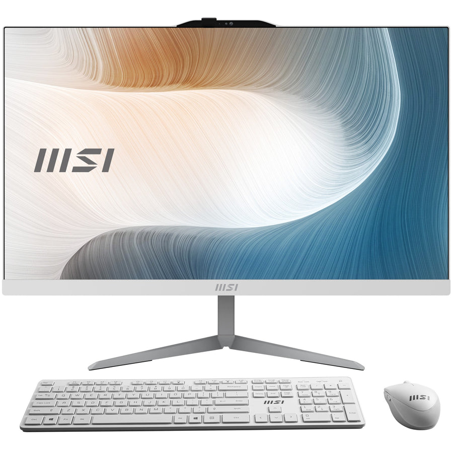 MSI Modern AM242 1M-1083FR Intel Core 3 100U 60.5 cm (23.8") 1920 x 1080 pixels All-in-One PC 16 GB DDR5-SDRAM 512 GB SSD Windows 11 Pro Wi-Fi 6E (802.11ax) Black