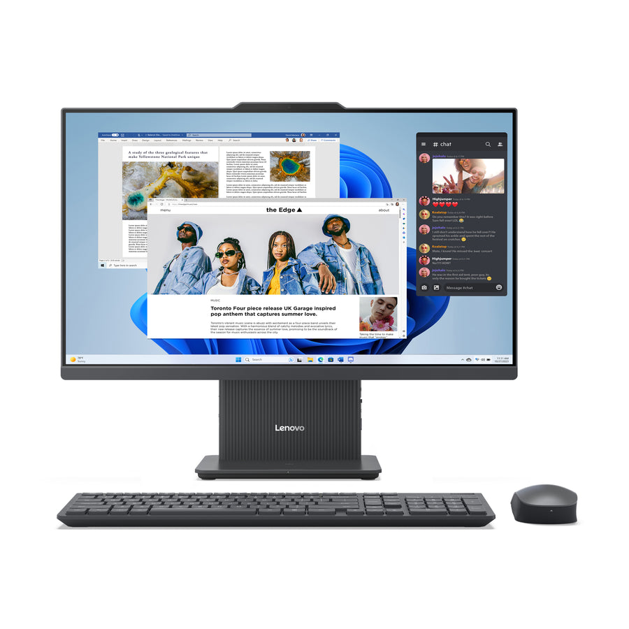 Lenovo IdeaCentre AIO 24ARR9 AMD RyzenT 5 7533HS 60.5 cm (23.8") 1920 x 1080 pixels All-in-One PC 16 GB DDR5-SDRAM 512 GB SSD Windows 11 Home Wi-Fi 6 (802.11ax) Grey