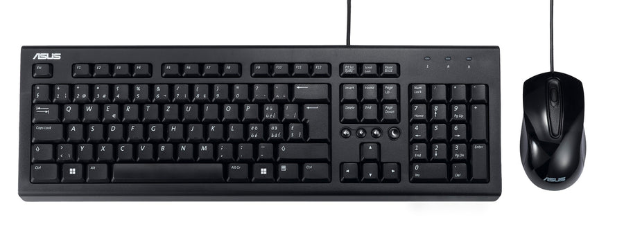 ASUS U2000 + Mouse Set keyboard Mouse included Home USB QWERTY UK English Black