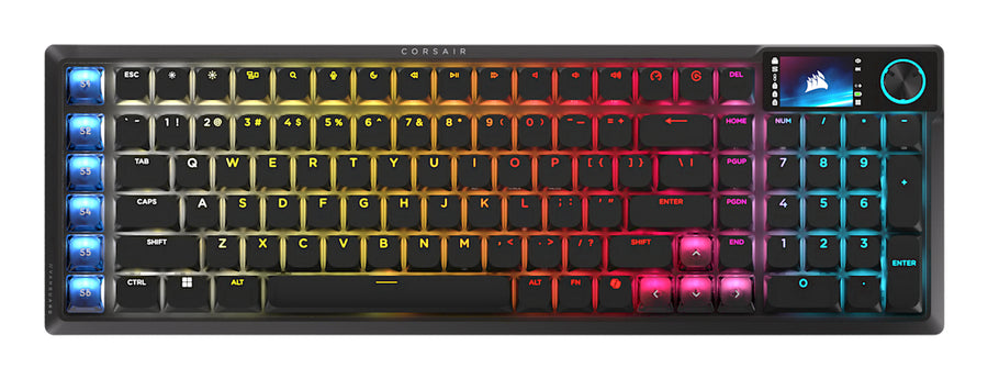 Corsair VANGUARD AIR 99 keyboard Gaming RF Wireless + USB QWERTY UK English Black