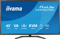 iiyama ProLite X4373UHSU-B2 computer monitor 108 cm (42.5") 3840 x 2160 pixels 4K Ultra HD LED Black