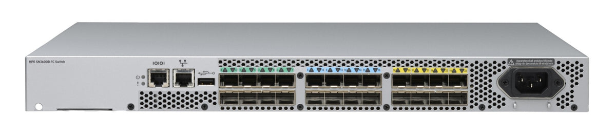 HPE SN3600B 32Gb 24/8 8-port 32Gb Short Wave SFP28 Fibre Channel Switch