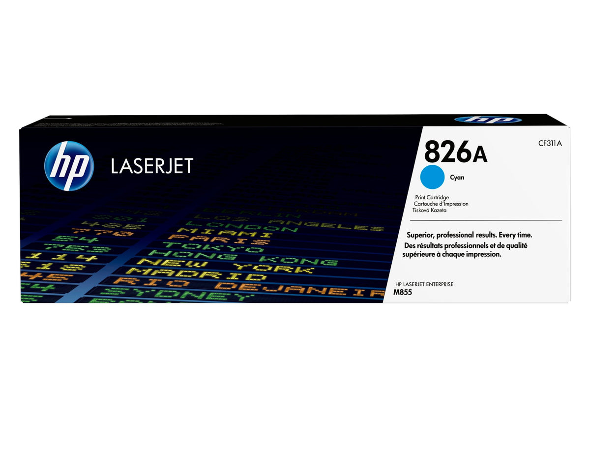 HP CF311A/826A Toner cyan, 31.5K pages/5% for HP Color LaserJet M 855