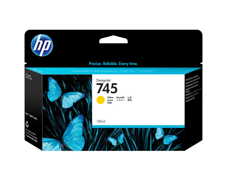 HP F9J96A/745 Ink cartridge yellow 130ml for HP DesignJet Z 2600