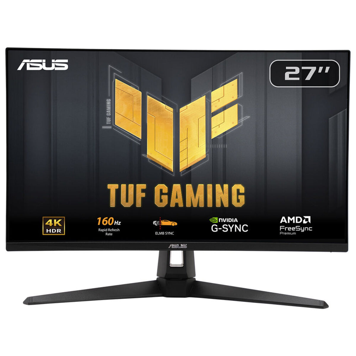 ASUS TUF Gaming VG27UQ1A computer monitor 68.6 cm (27") 3840 x 2160 pixels 4K Ultra HD LCD Black