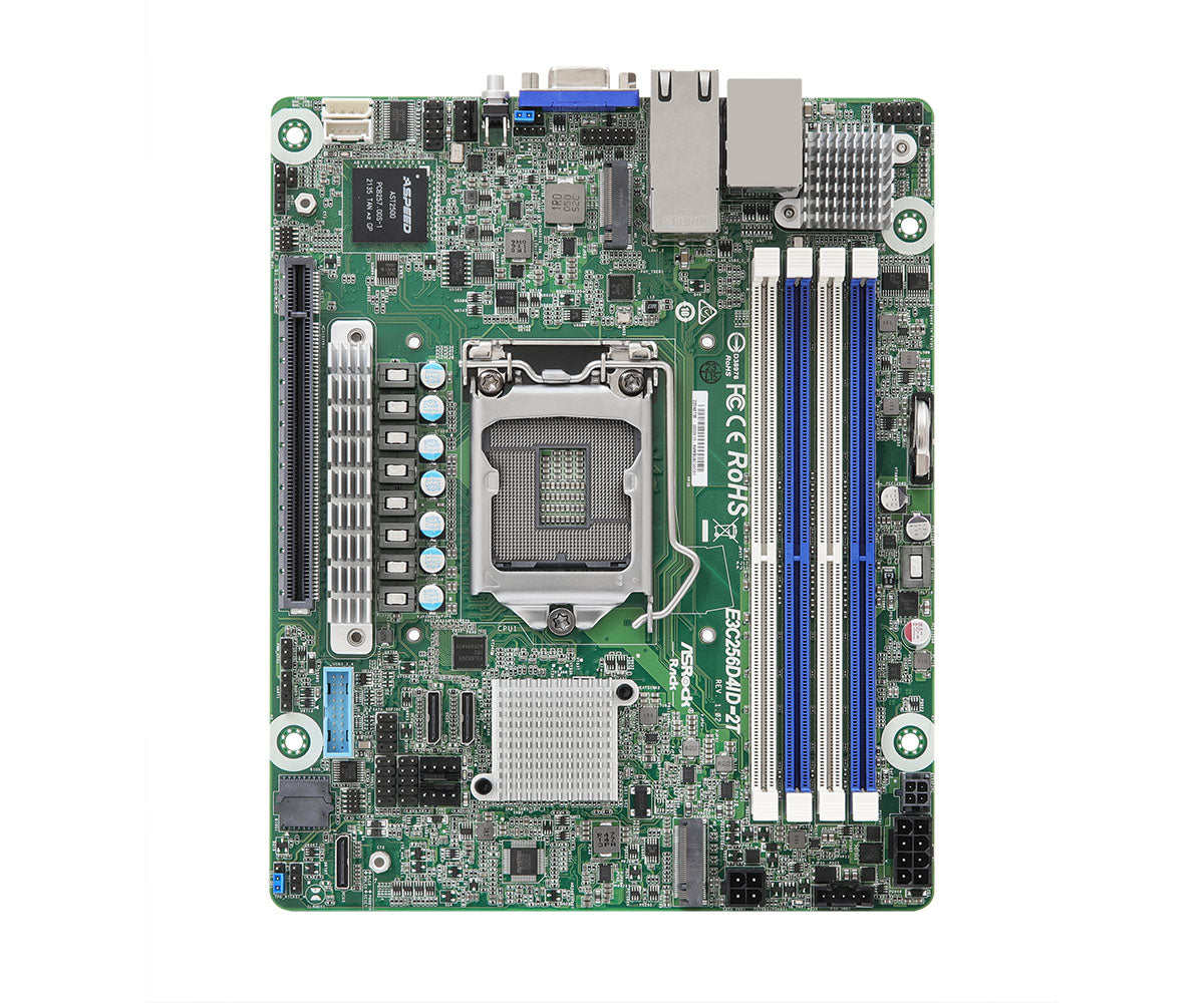 Asrock E3C256D4ID-2T motherboard Intel C256 LGA 1200 (Socket H5) mini ITX