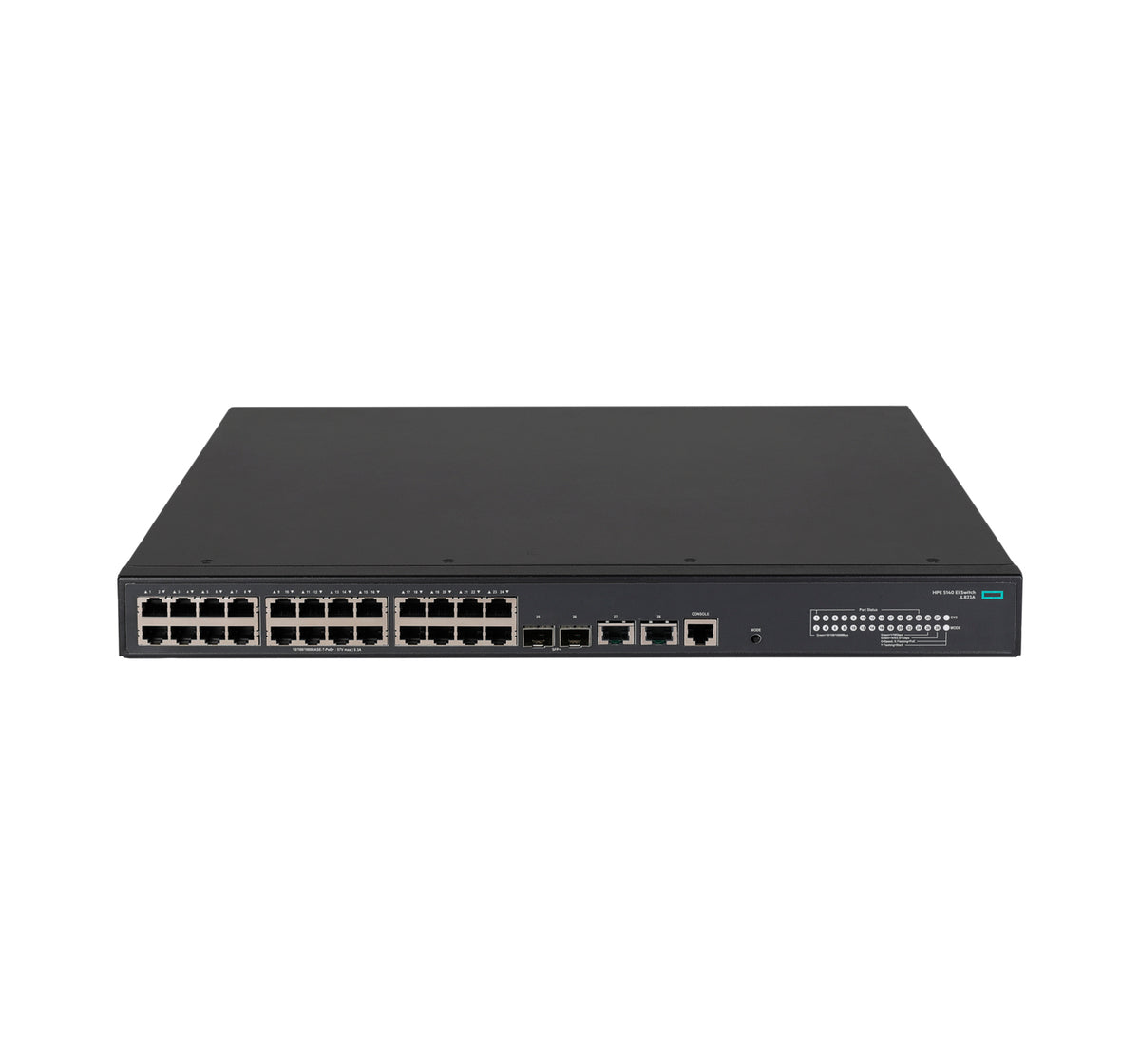 Hewlett Packard Enterprise FlexNetwork 5140 24G POE+2SFP+2XGT EI Managed L3 Gigabit Ethernet (10/100/1000) Power over Ethernet (PoE) 1U