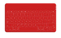 Logitech Keys-To-Go QWERTZ German Bluetooth Red