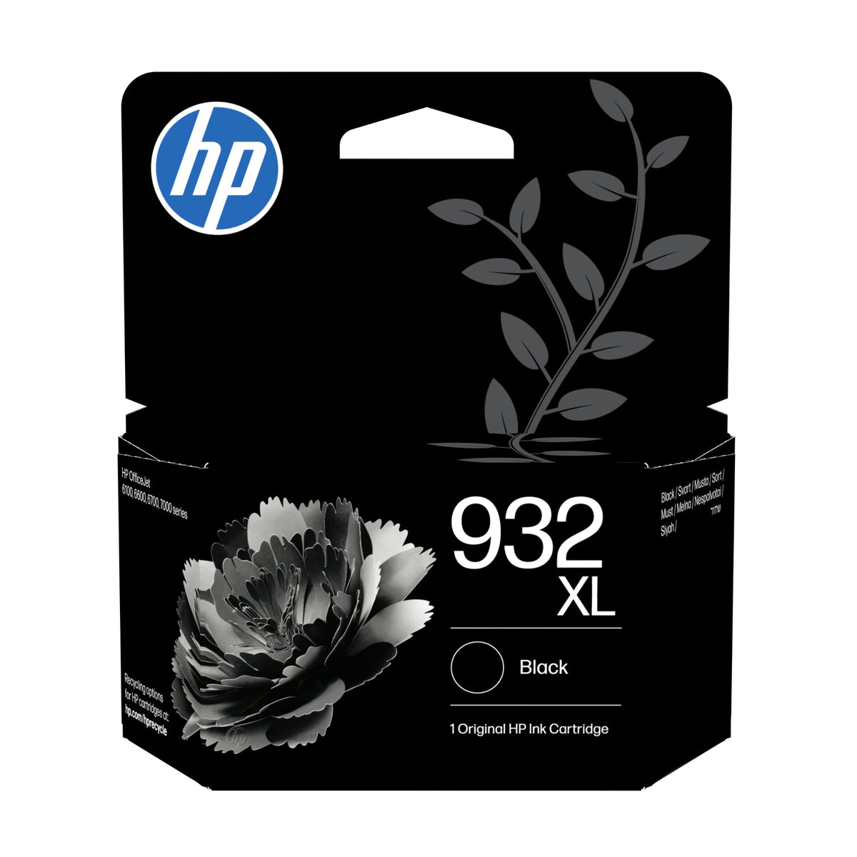HP CN053AE/932XL Ink cartridge black high-capacity, 1K pages ISO/IEC 24711 22.5ml for HP OfficeJet 6100/7510/7610