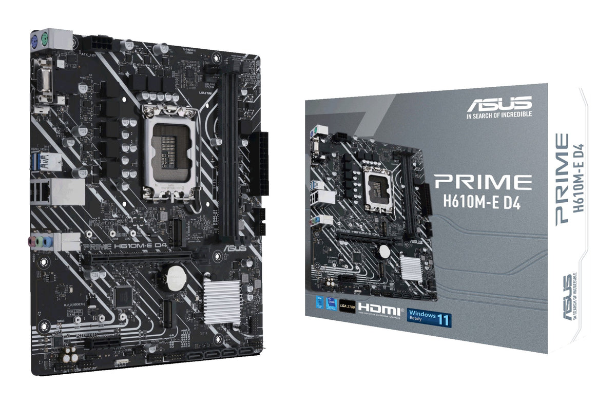 ASUS PRIME H610M-E D4 Intel H610 LGA 1700 micro ATX