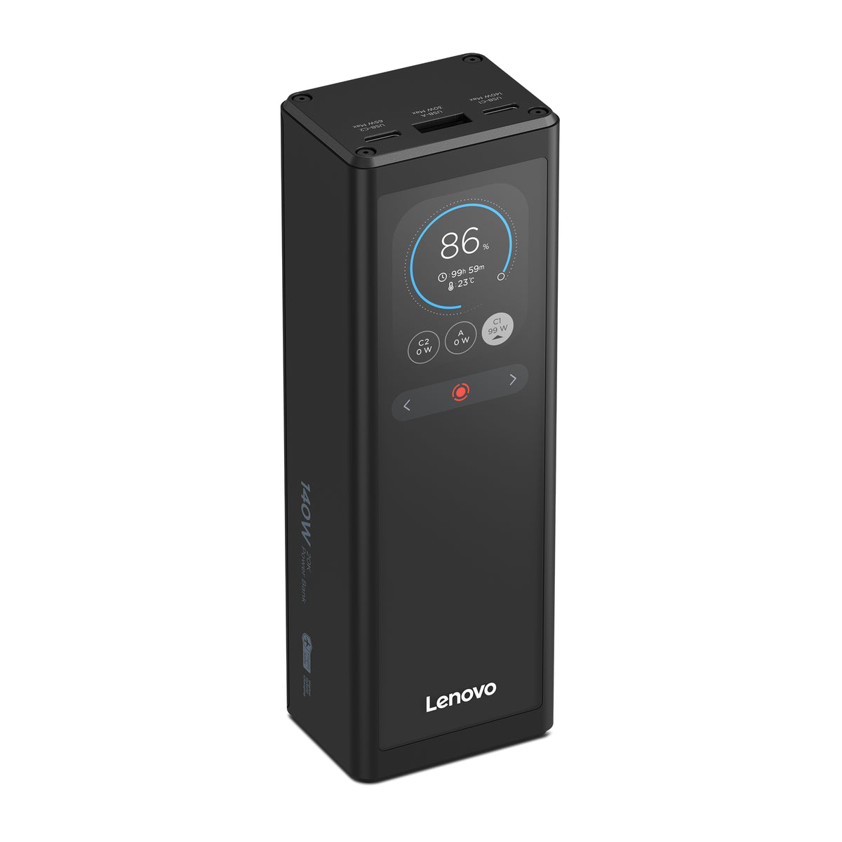 Lenovo 140W Smart Laptop Power Bank Lithium-Ion (Li-Ion) 20000 mAh Black
