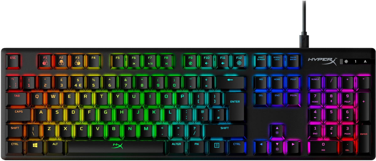HyperX Alloy Origins - Mechanical Gaming Keyboard - HX Red (UK Layout) (HX-KB6RDX-UK)