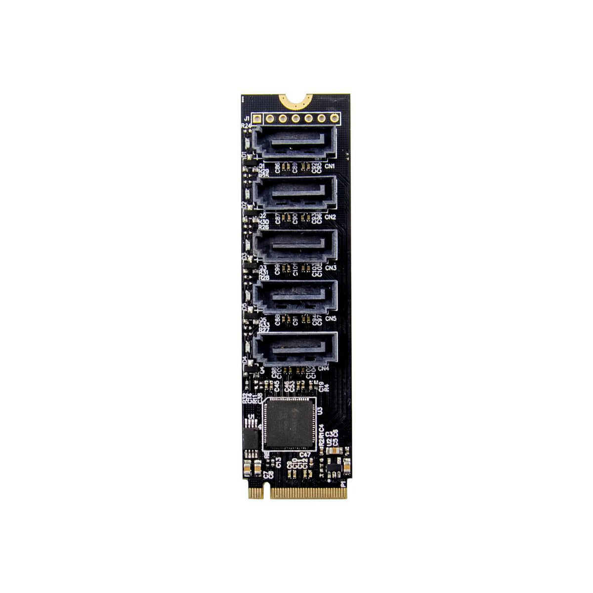Microconnect MC-M.2-JMB585 interface cards/adapter Internal