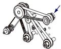 Zebra Kit Pulley for Stepper Motor 203 dpi RH & LH