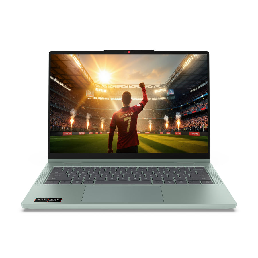 Lenovo IdeaPad 5 2-in-1 14AGP11 Copilot+ PC AMD Ryzen™ AI 5 430 Hybrid (2-in-1) 35.6 cm (14") Touchscreen WUXGA 16 GB DDR5-SDRAM 512 GB SSD Wi-Fi 7 (802.11be) Windows 11 Home Green, Grey English