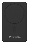 Verbatim Charge 'n' Go Essentials Magnetic Wireless Power Bank 5000 mAh Black