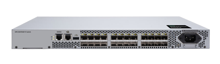 HPE Storage 64Gb 24/8 8-port 64Gb Short Wave SFP56 Switch B-series SN3700B