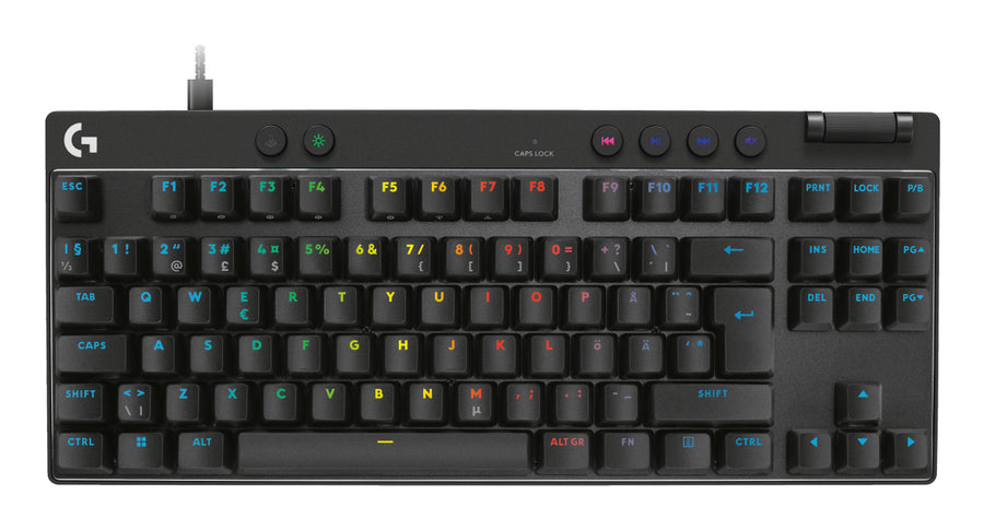 Logitech G 920-013231 keyboard Gaming USB QWERTY Nordic Black