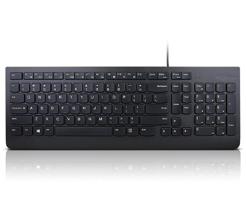 Lenovo Essential keyboard Universal USB QWERTY Finnish, Swedish Black
