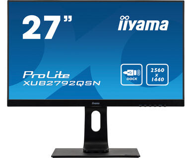 iiyama ProLite XUB2792QSN-B1 computer monitor 68.6 cm (27") 2560 x 1440 pixels WQXGA LED Black