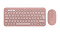 Logitech 920-012205 keyboard Mouse included Universal RF Wireless + Bluetooth QWERTZ German Pink